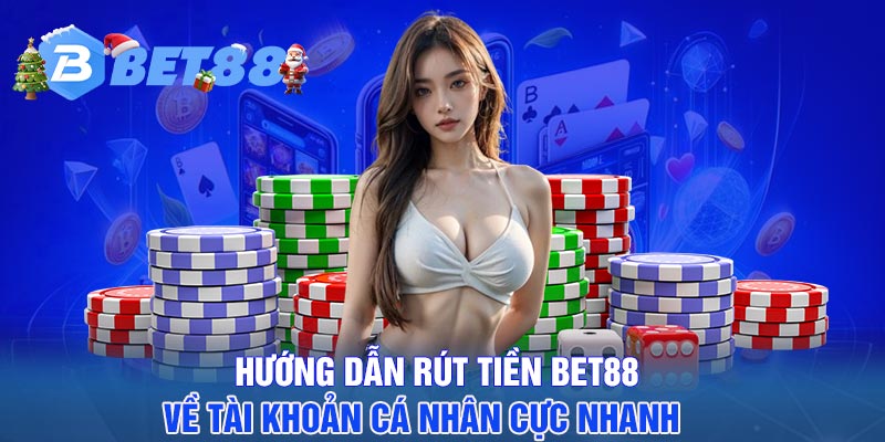 Hướng dẫn rút tiền Bet88 về tài khoản cá nhân cực nhanh